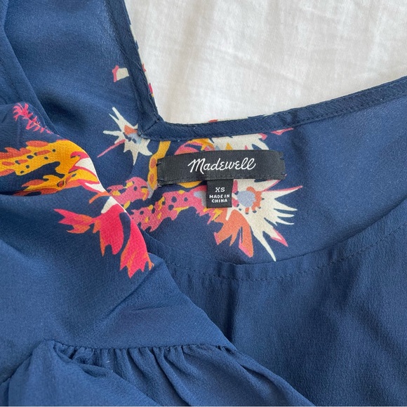 MADEWELL Silk Blouse XS - Picture 4 of 5